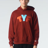 Tackle Your Feelings Maroon Hood