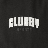 Clubby Sports T-Shirt Washed Black