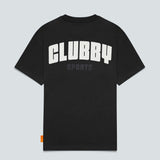 Clubby Sports T-Shirt Washed Black