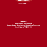 Footy & Friends Grand Final Breakfast