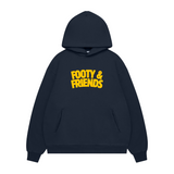 Footy & Friends Navy / Yellow Hood