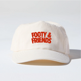 Footy & Friends Off White / Red Cap