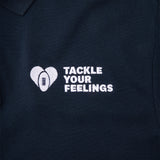 Tackle Your Feelings Navy Polo (FEMALE)