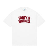 Footy & Friends T-Shirt White / Maroon